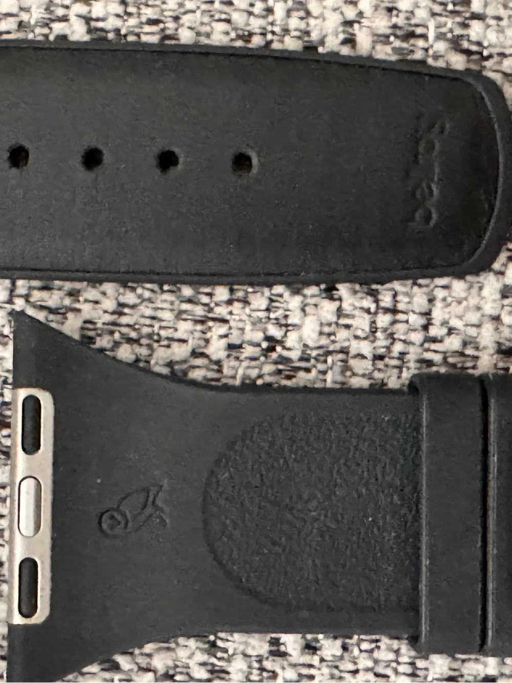 Bellroy Black Leather Apple Watch-Compatible Band